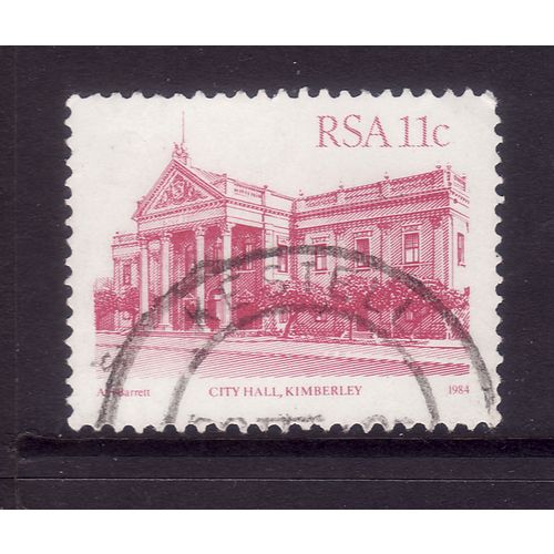 SOUTH AFRICA 1984 BUILDINGS 11c MAUVE CITY HALL KIMBERLEY SG520B FINE USED