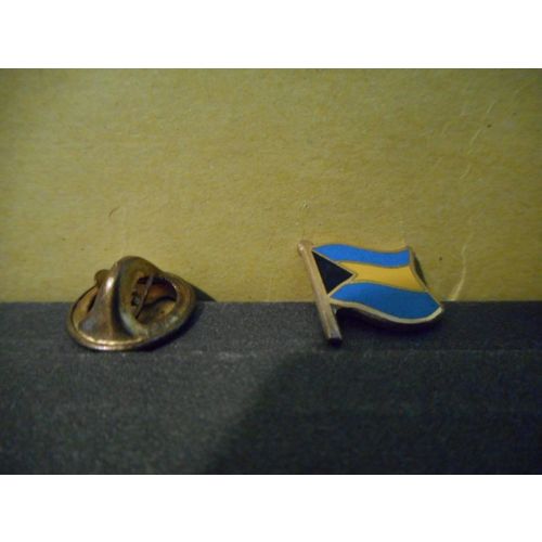 The Bahamas Enamel Flag,Collector Lapel Pin