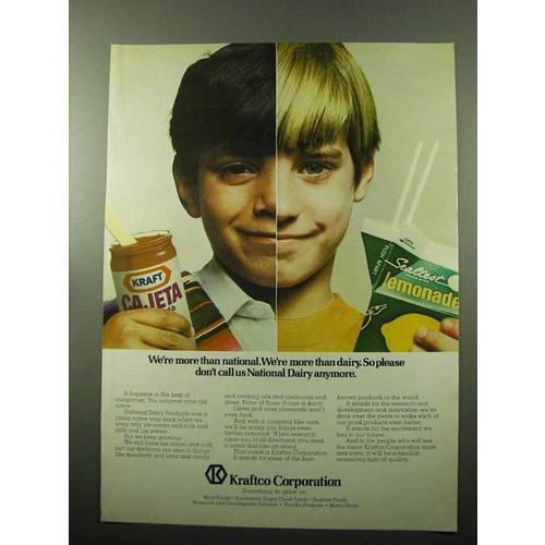 1969 Kraftco Corporation Ad - Sealtest & Kraft Cajeta