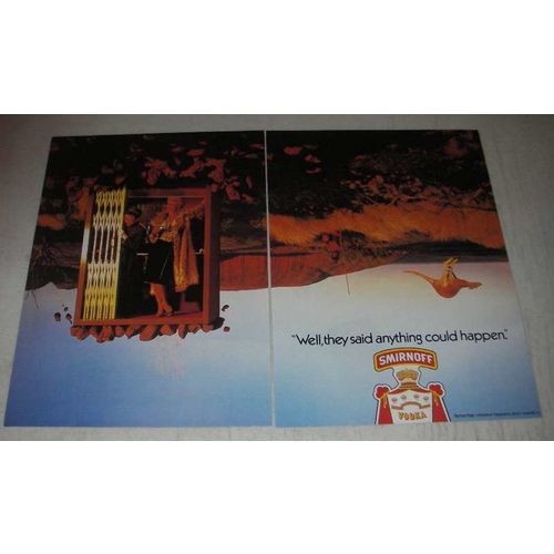 1980 Smirnoff Vodka Ad - Well, They Said Anything Could Happen