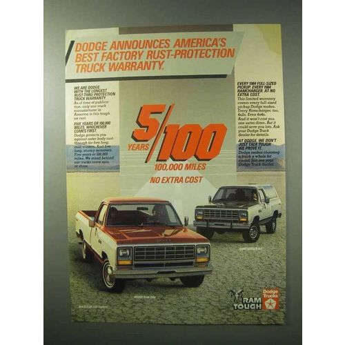 1983 Dodge Truck Ad - Ram D150, Ramcharger 4x4