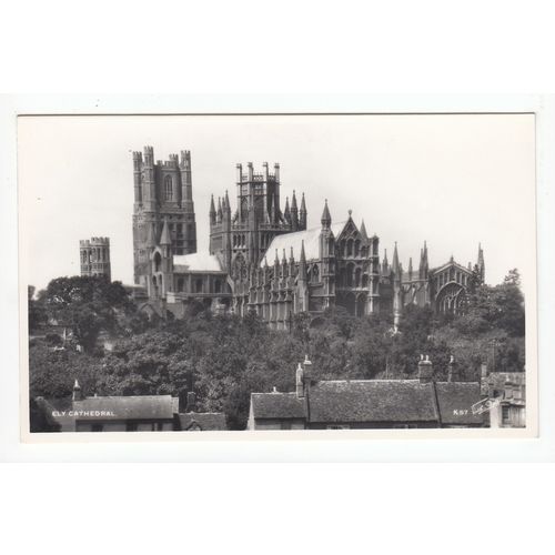 Ely Cathedral Postcard Walter Scott K57