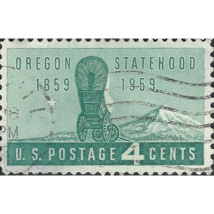USA, Oregon Statehood, green 1959, 4c, #2