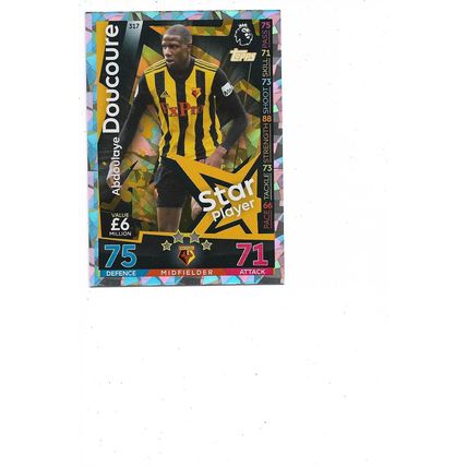 Match Attax 2018/19 317 Abdoulaye Doucoure Watford Star Player