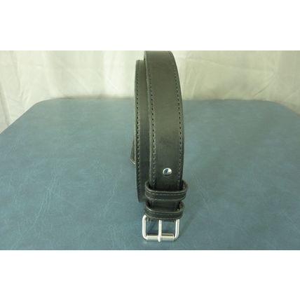 Bull Hide Belts Dbl Thick 46 top grain leather, 1 1/2" Handcrafted USA Defense