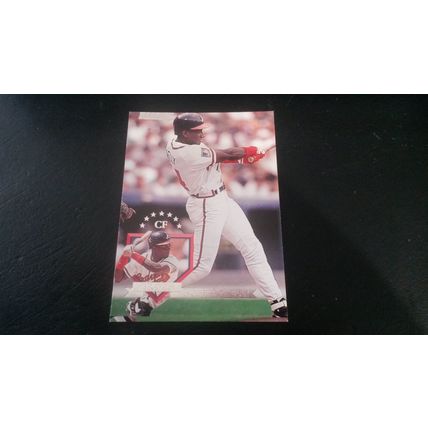 1995 Donruss Card # 301 Roberto Kelly Excellent (5) Atlanta Braves