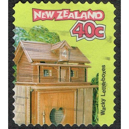 New Zealand 1997 Curious Letterboxes 40c Multicoloured S/Ad SG2064 GU
