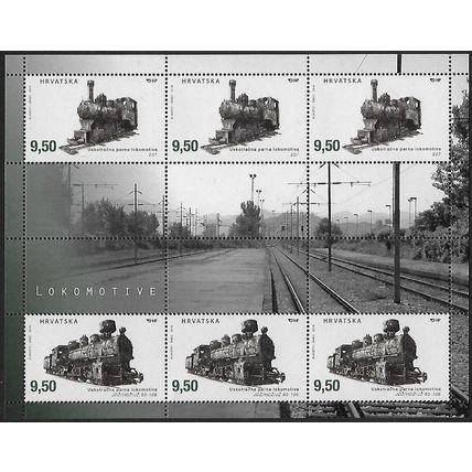 Croatia Mi Kl 1244/5: Steam Locomotives