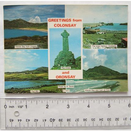 1983 postcard Colonsay & Oronsay