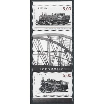 Croatia Mi 1143/4: Steam Locomotives
