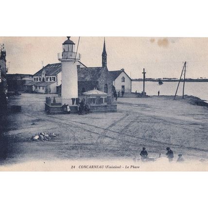 Concarneau Le Phare Antique French Postcard