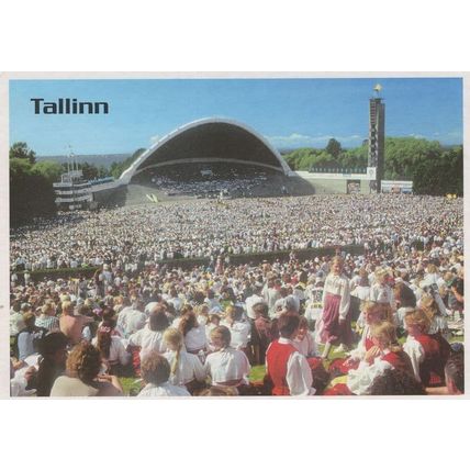 Esto Song & Dance Festival Estonia Postcard