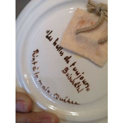 Quebec Souvenir Plate F Larry