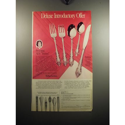 1973 Betty Crocker Oneida Brahms Silverware Advertisement