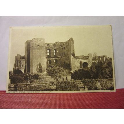CAESAR'S TOWER, KENILWORTH CASTLE WARKS. used vintage postcard by Photochrom =