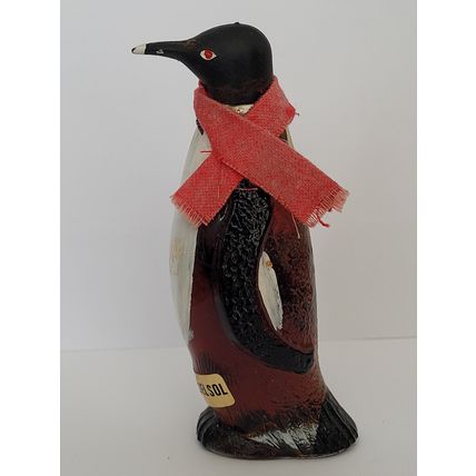 Collectible "penguin" miniature bottle RDO. de Costa del Sol. Hand painted