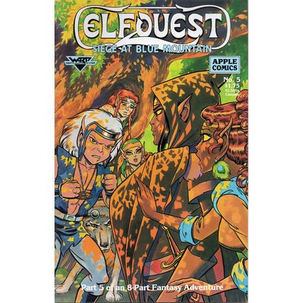 ELFQUEST: SIEGE AT BLUE MOUNTAIN #5 - APPLE PRESS (1987)