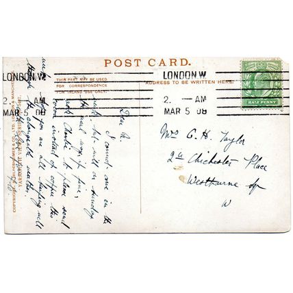 Winter Gardens - Great Yarmouth - Norfolk - 1908 Original Postcard (GRN)