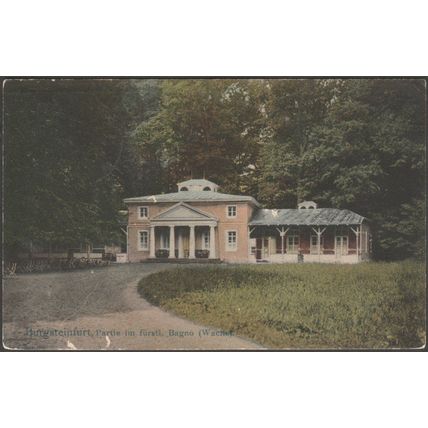 Partie im Fürstliche Bagno (Wache), Burgsteinfurt, 1907 - Husmann AK