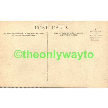 River Torrent or Waterfall, RP Postcard
