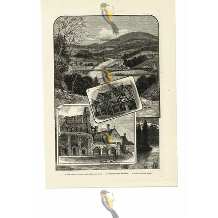 Much Wenlock & Severn Valley, Salop, England, Book Illustration (Print), 1887