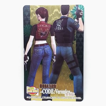 Resident Evil BIOHAZARD CODE: Veronica Telephone Card w/ Thank You Card Carrier