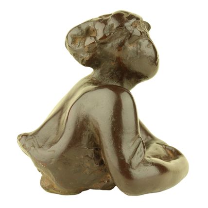 Bronzen beeld Charlotte van Pallandt : Vooroverleunend, 1965