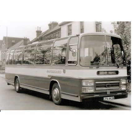 Black & White Photograph of Safeguard Coaches Ltd. of Guildford - LPA 443W