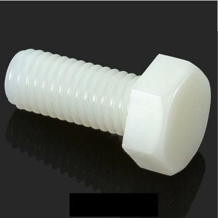 M5 NYLON PLASTIC HEX HEAD FULLY THREADED SET SCREWS BOLTS