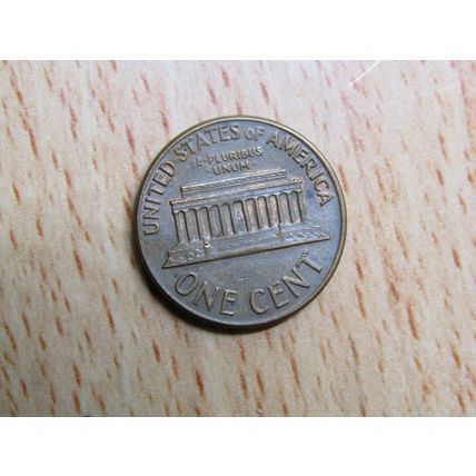 1971s USA 1 Cent Lincoln Memorial Coin