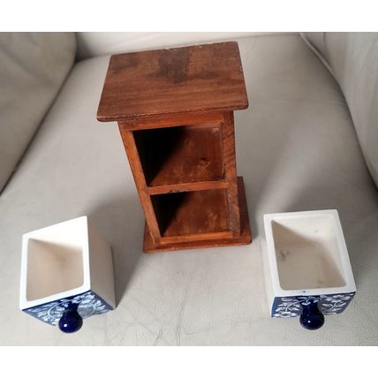Mini Wooden & Ceramic Drawers