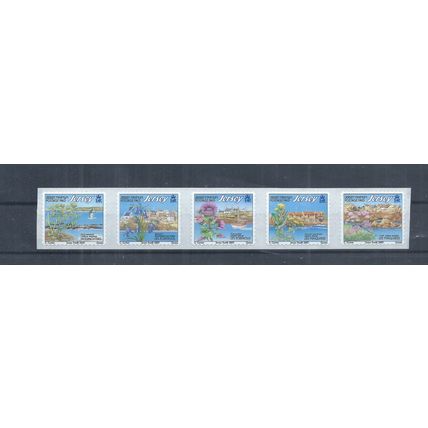 Jersey stamps. 2003 Offshore Reefs strip MNH SG 1107 - 1111 (AL367)