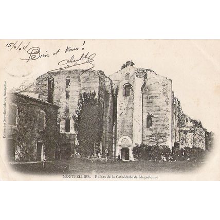 34 - MAGUELONNE - RUINES DE LA CATHEDRALE