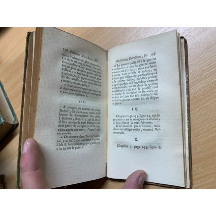 RARE* 1798 HISTOIRE DE LA RIVALITE FRANCE & ANGLETERRE VOL 3 ANTIQUE BOOK (P3)