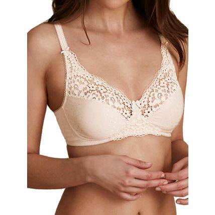MARKS & SPENCER Cotton Rich Vintage Lace Full Cup Bra BNWT