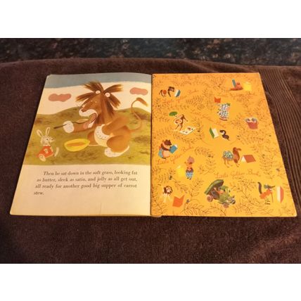 Little Golden Book Tawny Scrawny Lion A Edition By Kathryn Jackson FN- 5.5 1952
