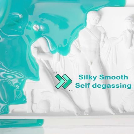 BBDINO Silicone Mold Making Kit, Super Elastic Jade Green Silicone, 1Gallon/140.