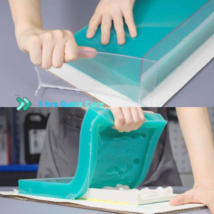 BBDINO Silicone Mold Making Kit, Super Elastic Jade Green Silicone, 1Gallon/140.