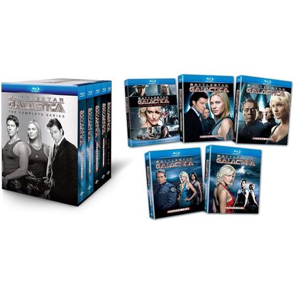 Battlestar Galactica + The Plan COMPLETE SERIES Limited Complete Series Blu-Ray
