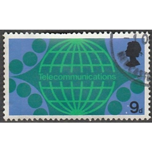 1969 British Post Office Technology, 9d, Telecommunications - ISD. Fine Used..