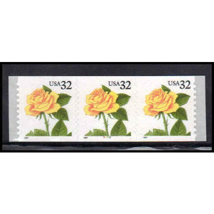 3054 32c Yellow Rose Very Fine MNH PNC 8888/3 PA3697