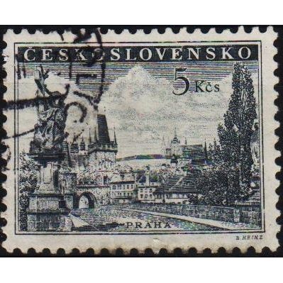 Czechoslovakia. 1953 5k S.G.782a Used
