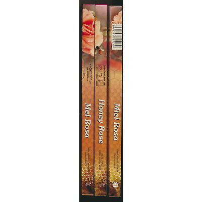 Honey Rose, Flute Brand Incense, About 28 Sticks