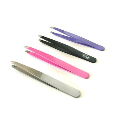 Eyebrow Grooming Hair Removal Tweezers Slanted Tip Multi Purpose Set[ ]