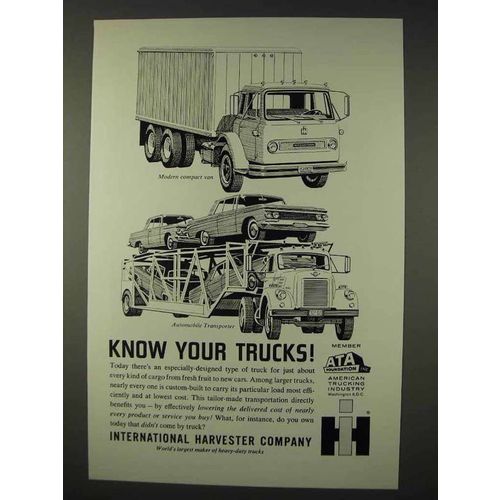 1963 IH Truck Ad - Know Your Trucks