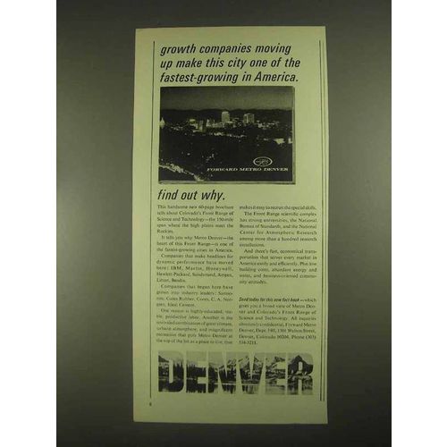 1967 Denver Development Ad - Growth Companies
