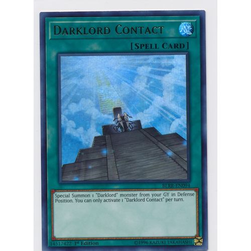 YuGiOh BOL: Relentless Revenge BLRR-EN094 Darklord Contact 1st Edition