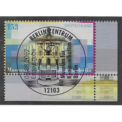 GER 2002 153c 'COMMUNICATIONS MUSEUM, BERLIN' FINE USED (EBID59-463)