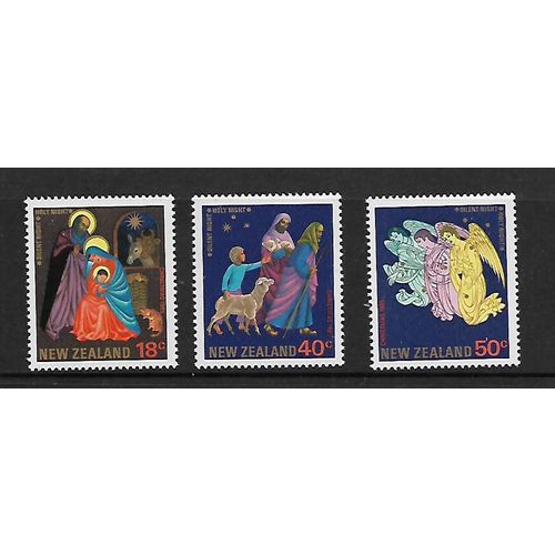 NEW ZEALAND 1985 CHRISTMAS SET 3 VALS U/M MINT