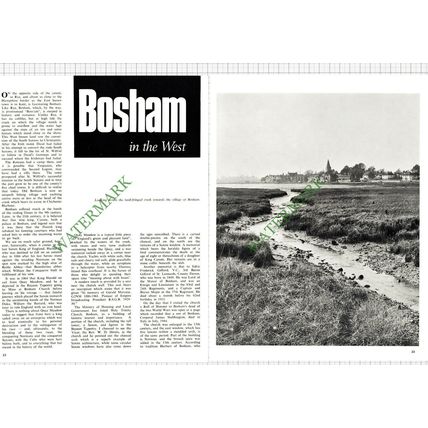 9493) Bosham Sussex -1965 Article
